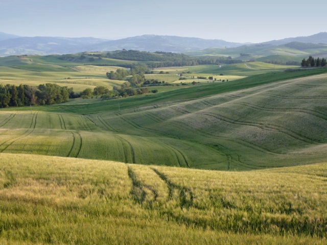 Val d�Orcia - �dolie rieky Orcia
