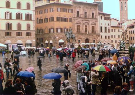 D�dniky na Piazza della Signoria