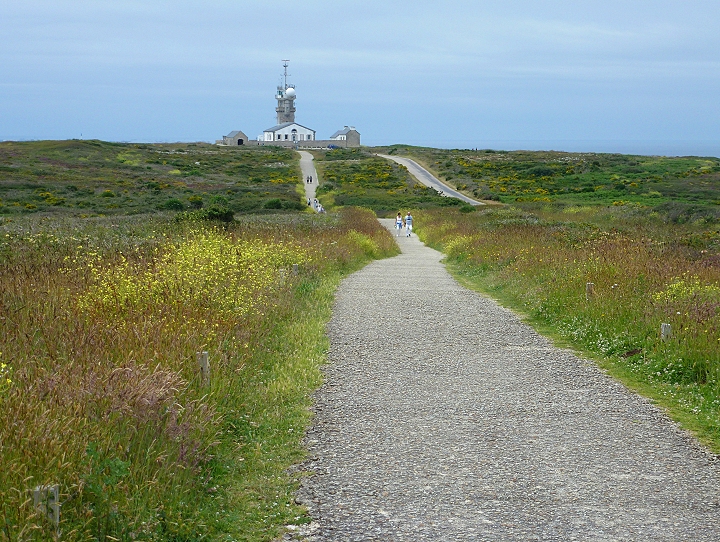 N�vrat z Pointe du Raz na parkovisko